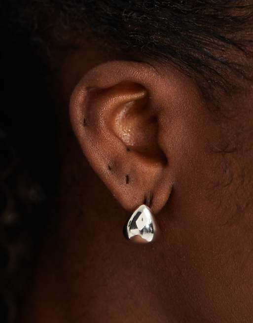& Other Stories Mini Drop Stud Earrings In Silver
