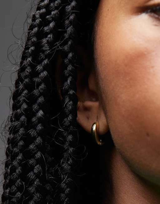 & Other Stories Mixed Metal Small Hoop Earrings In Silver & Gold