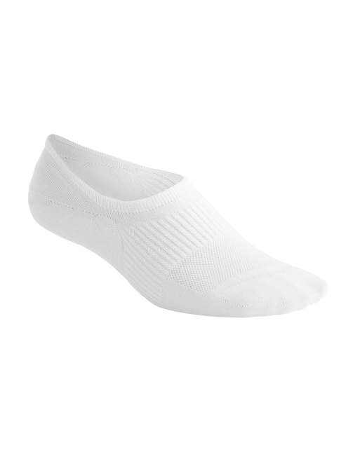 OYSHO 3 Pairs Of High Cut Cotton Blend Invisible Sports Socks In White