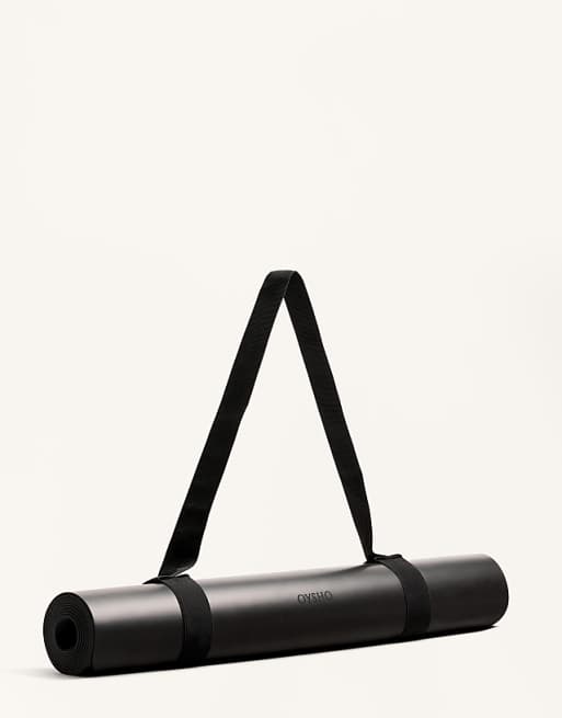 OYSHO 3mm multi-level yoga mat in black