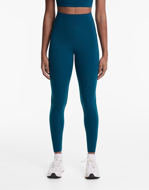 OYSHO Basic Compressive Ankle-length Leggings In Orion Blue