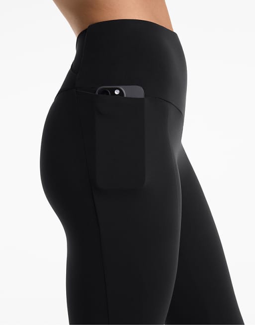 OYSHO Comfortlux Super High Rise 65cm Ankle-length Leggings With Pockets In Black