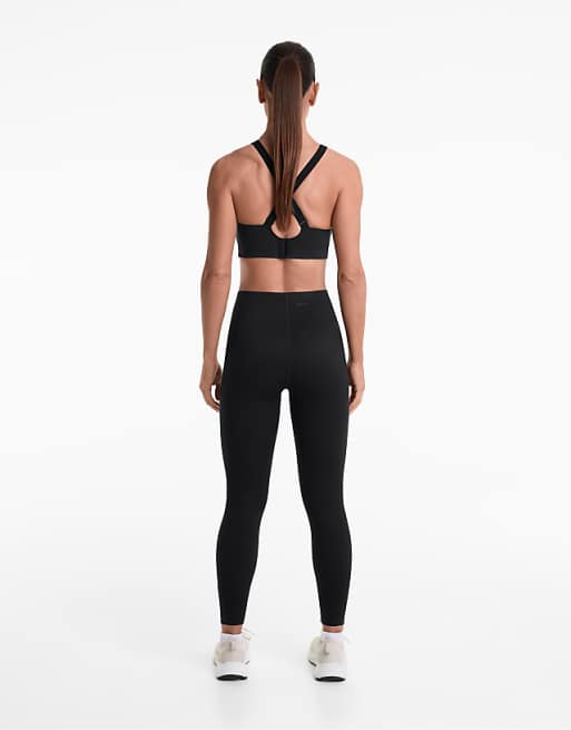 OYSHO Extra-compressive Core-control 65cm Ankle-length Leggings In Black