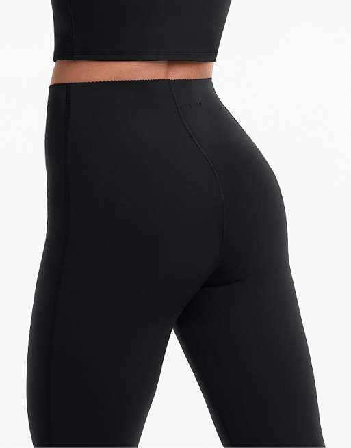 OYSHO Extra-compressive Raise Up 65cm Ankle-length Leggings In Black