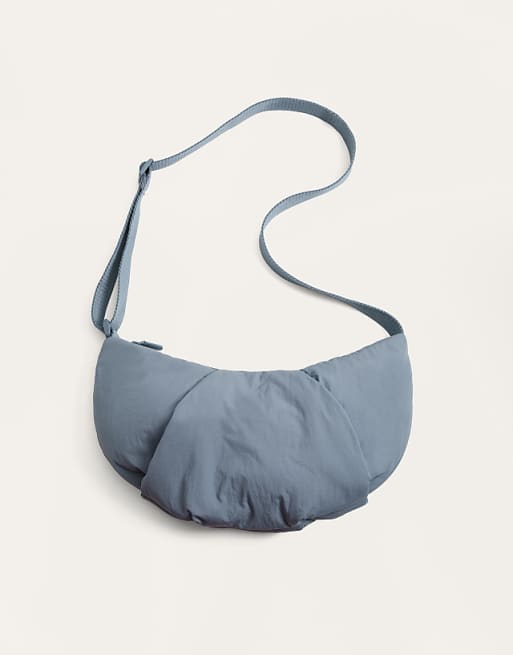 OYSHO Mini Quilted Crossbody Bag In Lavender