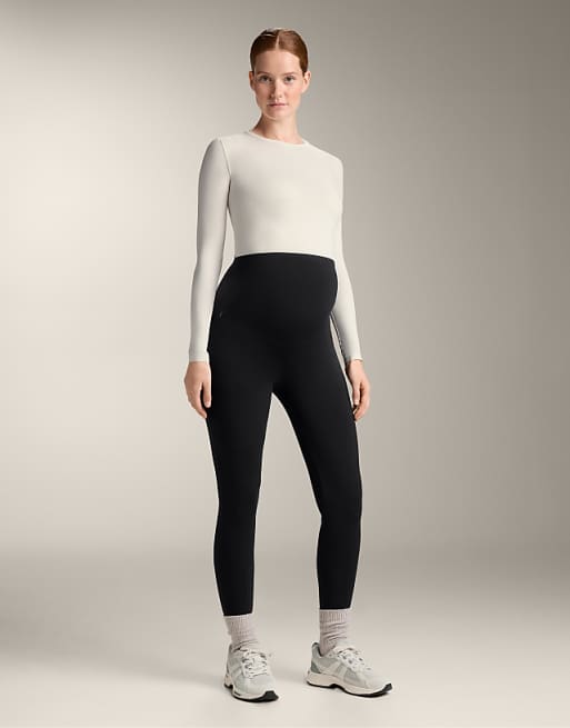 OYSHO Warm Maternity Ankle-length Leggings 70 Cm In Black