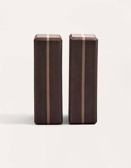 OYSHO Yoga block pack in brown