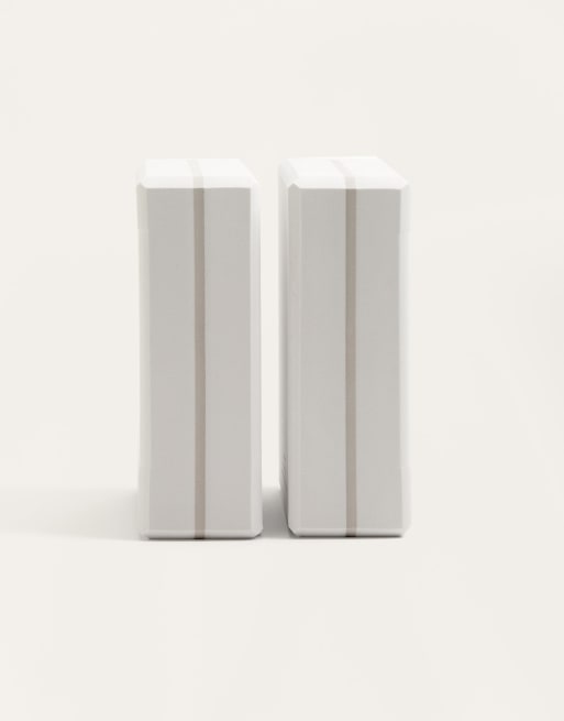 OYSHO Yoga Block Pack In Light Grey