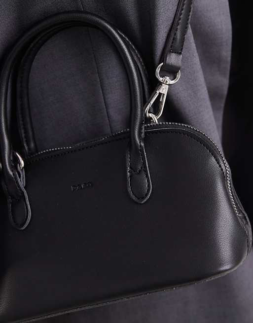 PASQ Twin Strap Mini Grab Bag In Black