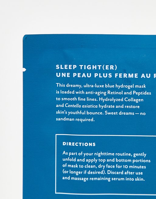 Patchology Beauty Sleep Hydrogel Restoring Night Face Mask