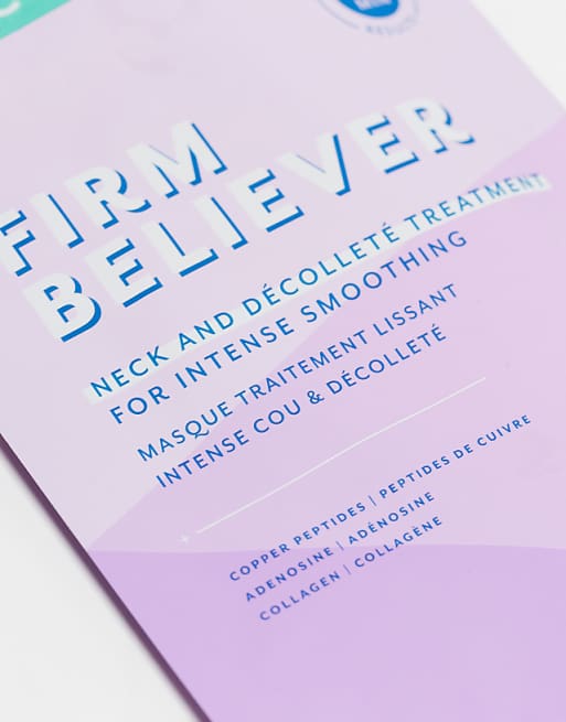 Patchology Firm Believer Neck & Decollete Hydrogel Mask X2