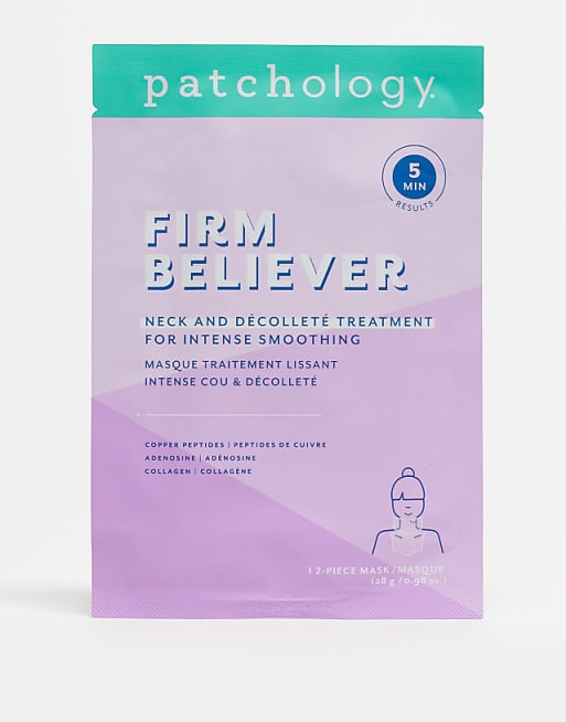 Patchology Firm Believer Neck & Decollete Hydrogel Mask x2