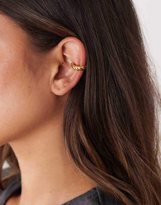 Petit Moments cranston vintage twist ear cuff in gold