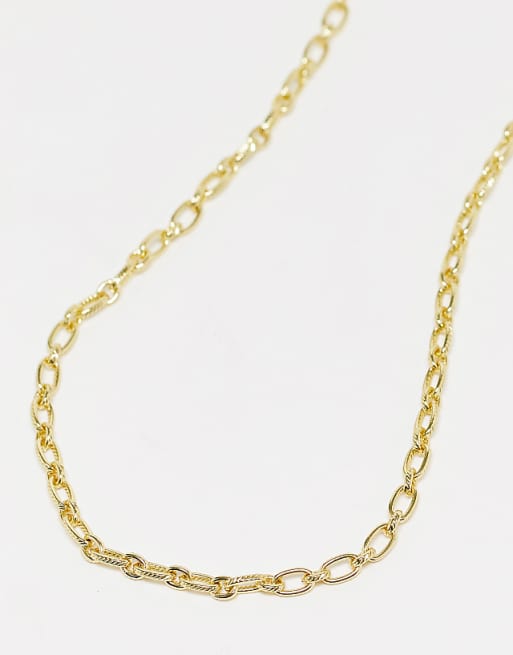 Pieces 18k Plated Chain Necklace In Gold