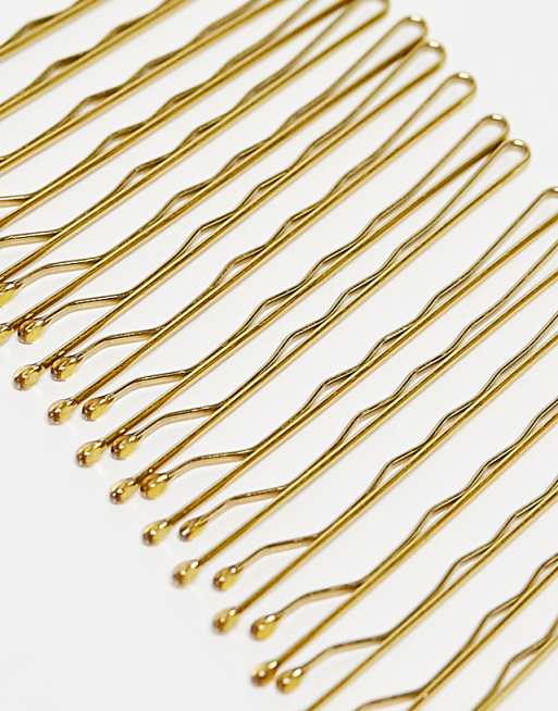 Pieces 30 Pack Hair Pins Card In Gold