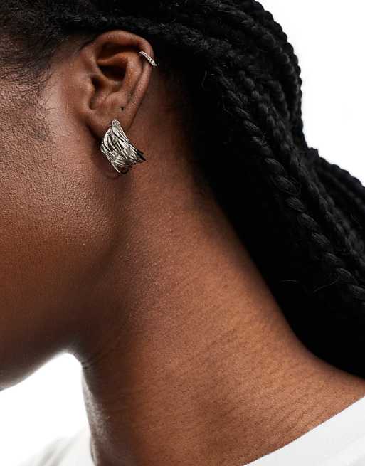 Pieces Multistrand Hopp Earrings In Silver