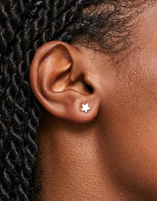 Pieces Star Constellation Studs In Plated Sterling Silver