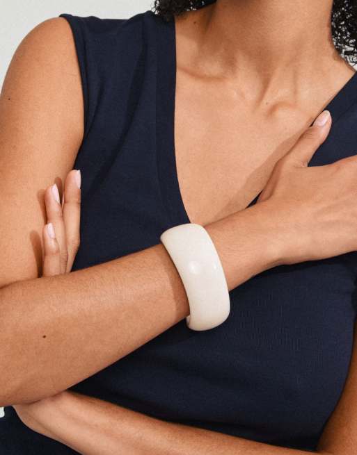 Pilgrim Aase Maxi Bangle In Gold Plated