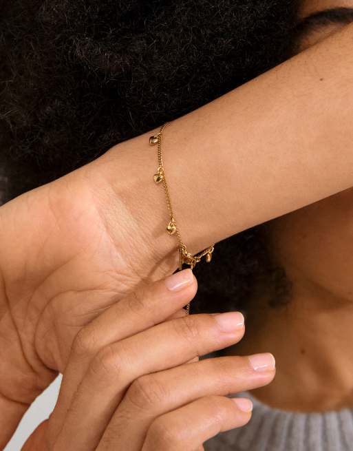 Pilgrim Alaia Bracelet In Gold Plated