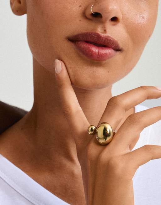 Pilgrim Alvin Ring In Gold Plated