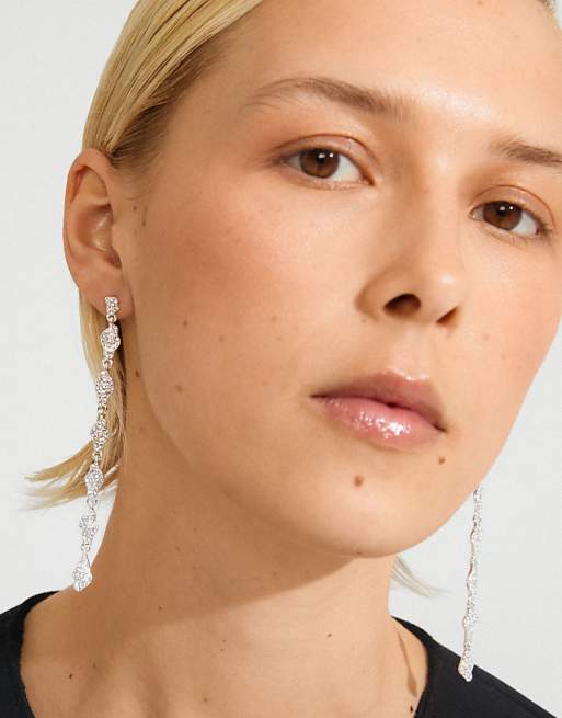 Pilgrim Basil earrings in silver plated