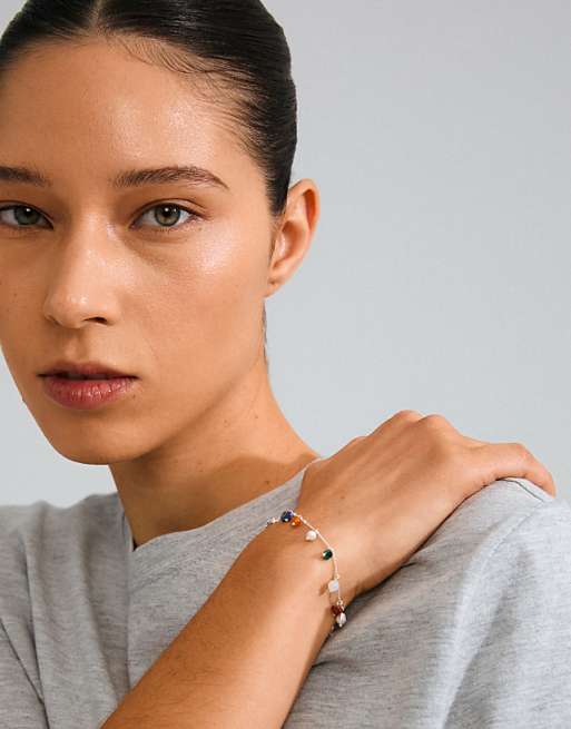 Pilgrim Between bracelet in silver plated