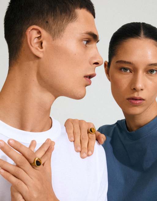 Pilgrim Between Ring In Gold Plated