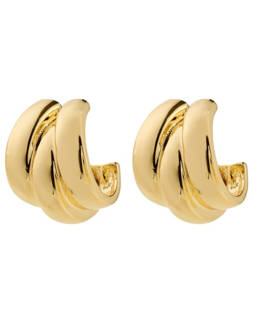 Pilgrim Damia Earrings In Gold Plated