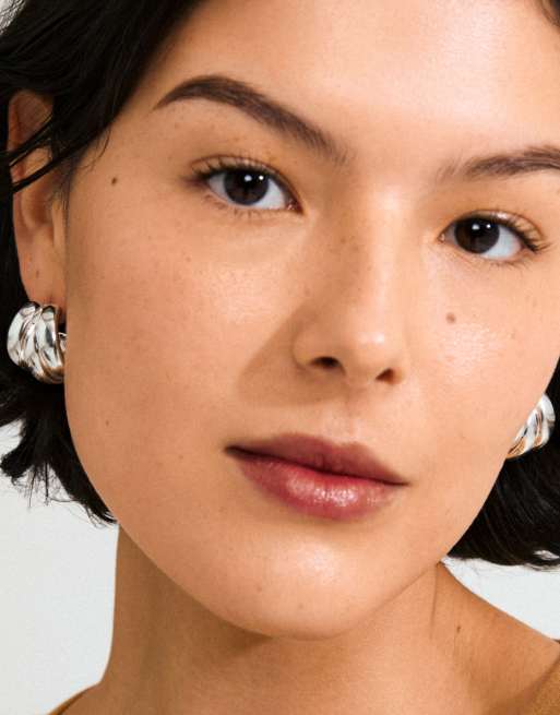 Pilgrim Damia Earrings In Silver Plated