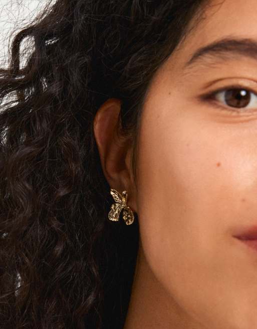 Pilgrim Dream Earrings In Gold Plated