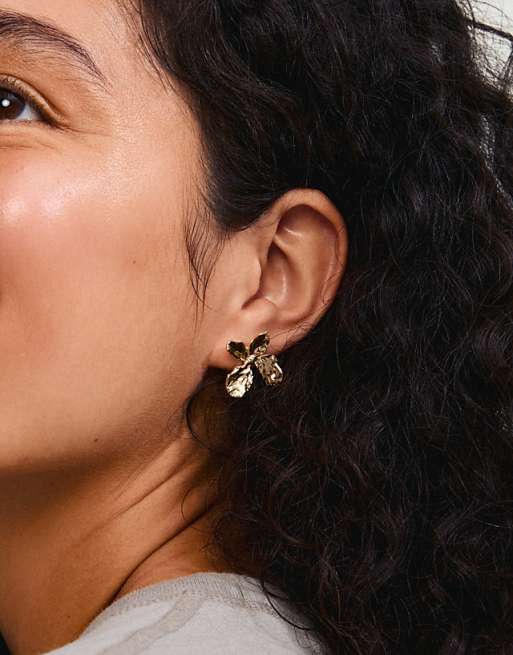 Pilgrim Dream earrings in gold plated