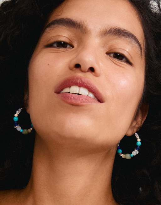 Pilgrim Dream Hoops In Silver Plated