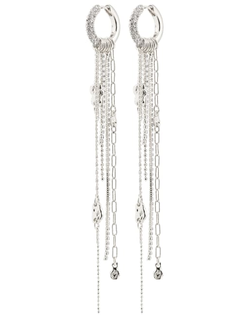 Pilgrim Drue Earrings In Silver Plated