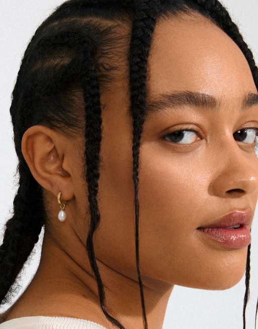 Pilgrim Elliana Earrings In Gold Plated