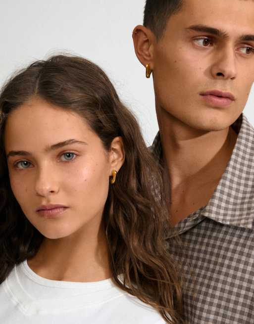 Pilgrim Free Earrings In Gold Plated