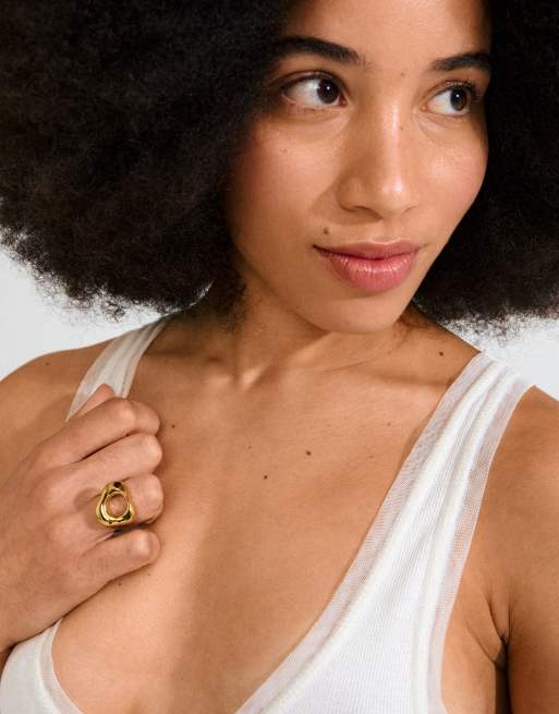 Pilgrim Free Ring In Gold Plated