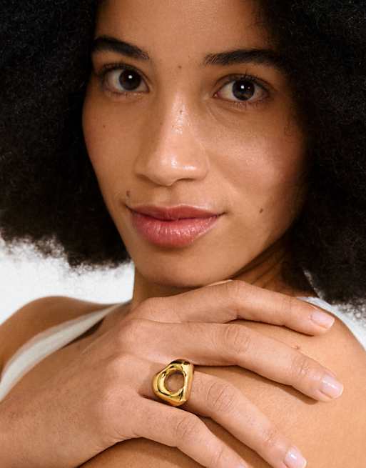 Pilgrim Free ring in gold plated