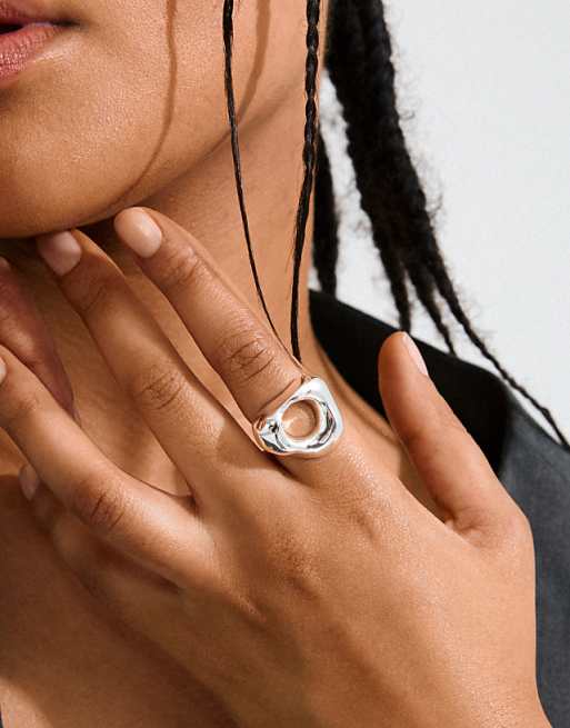 Pilgrim Free ring in silver plated