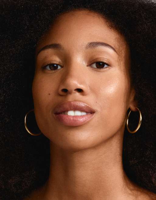 Pilgrim Jorun Large Hoop Earrings In Gold Plated