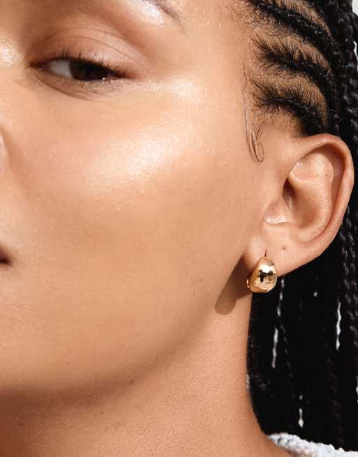 Pilgrim Jua earrings in gold plated