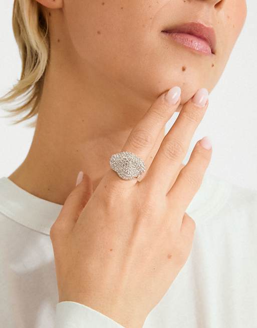 Pilgrim Lael ring in silver plated