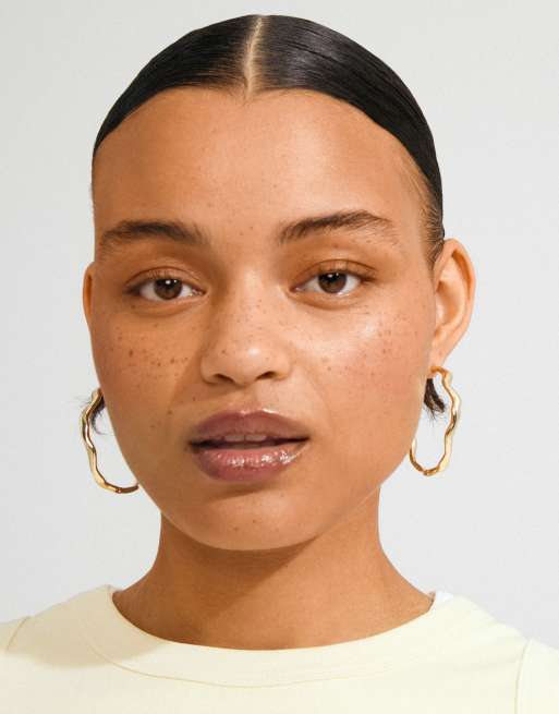 Pilgrim Larkin Earrings In Gold Plated
