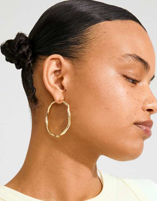Pilgrim Larkin earrings in gold plated