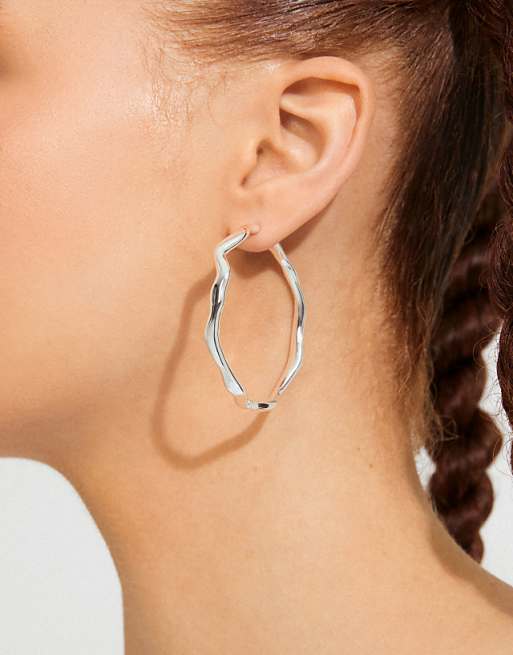 Pilgrim Larkin earrings in silver plated