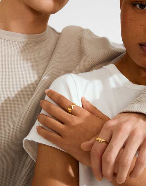Pilgrim Larkin Ring In Gold Plated