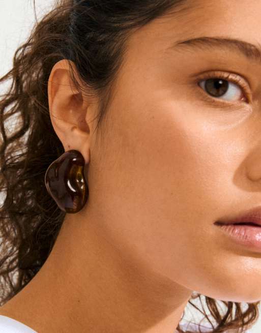 Pilgrim Lian Earrings In Gold Plated