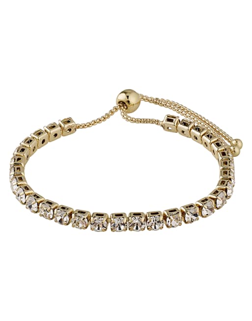 Pilgrim Lucia crystal bracelet in gold plated