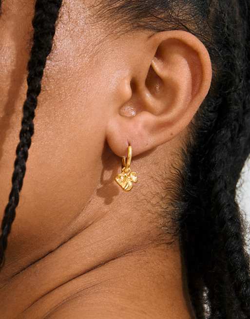 Pilgrim Luis earrings in gold plated