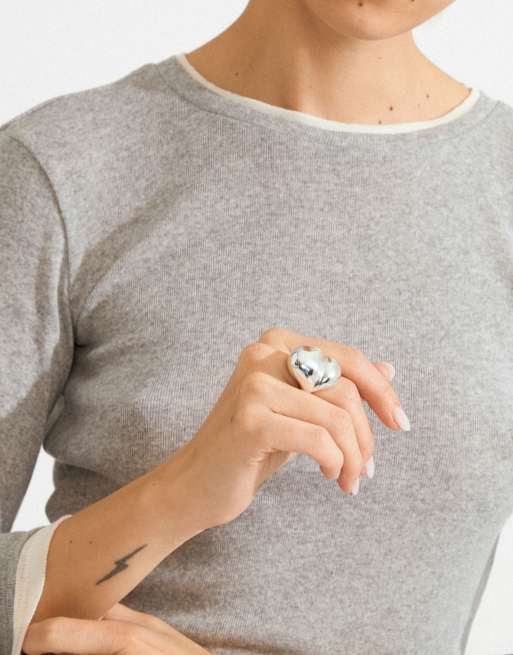 Pilgrim Maddix Ring In Silver Plated