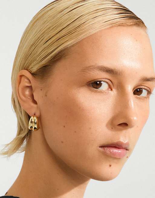 Pilgrim Miko earrings in gold plated